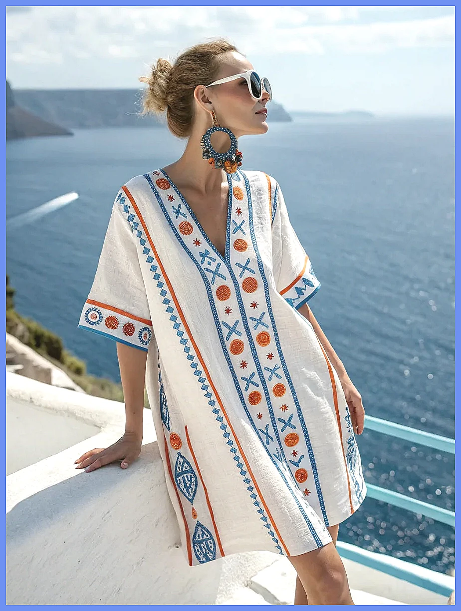 Women's 2025 Summer V-Neck Flo - Dresses review and price