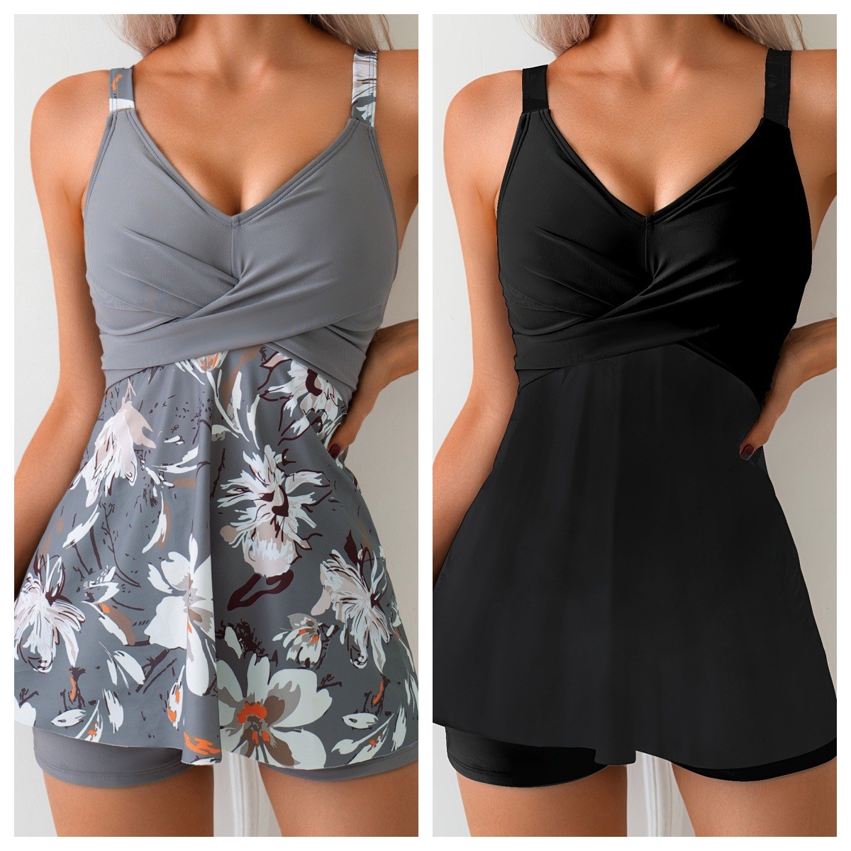 Swimsuit Woman Tankini Two Pie - Tops review and price