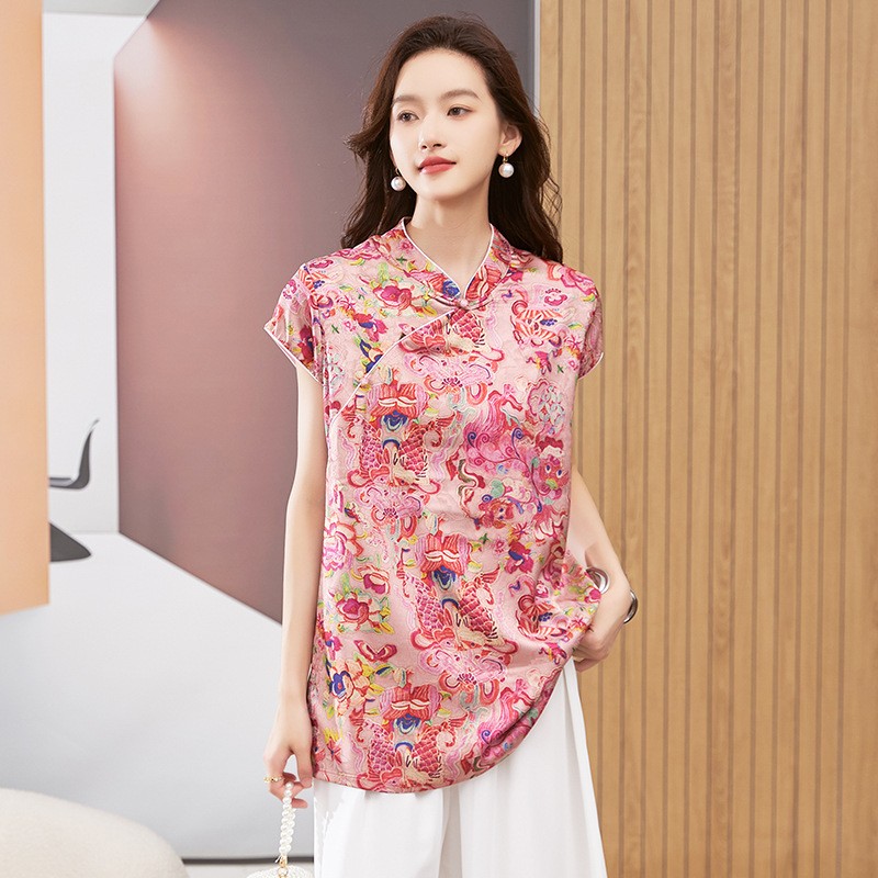 Women's Blouse Short Sleeve Ro - Blouses review and price