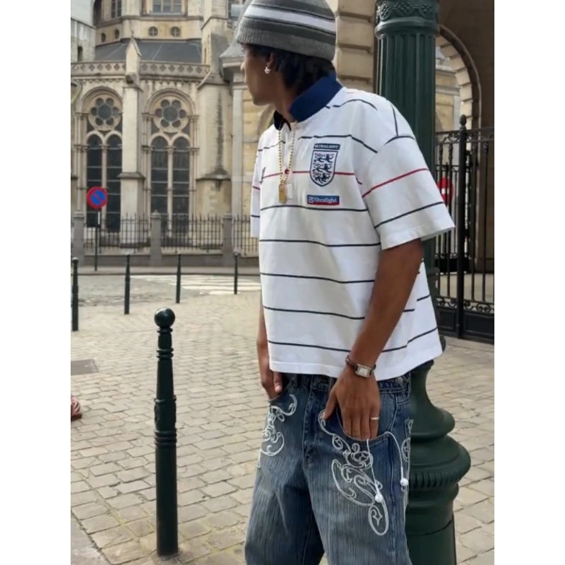 Retro Y2K 2 Pcs Set Street Sty - Jeans review and price