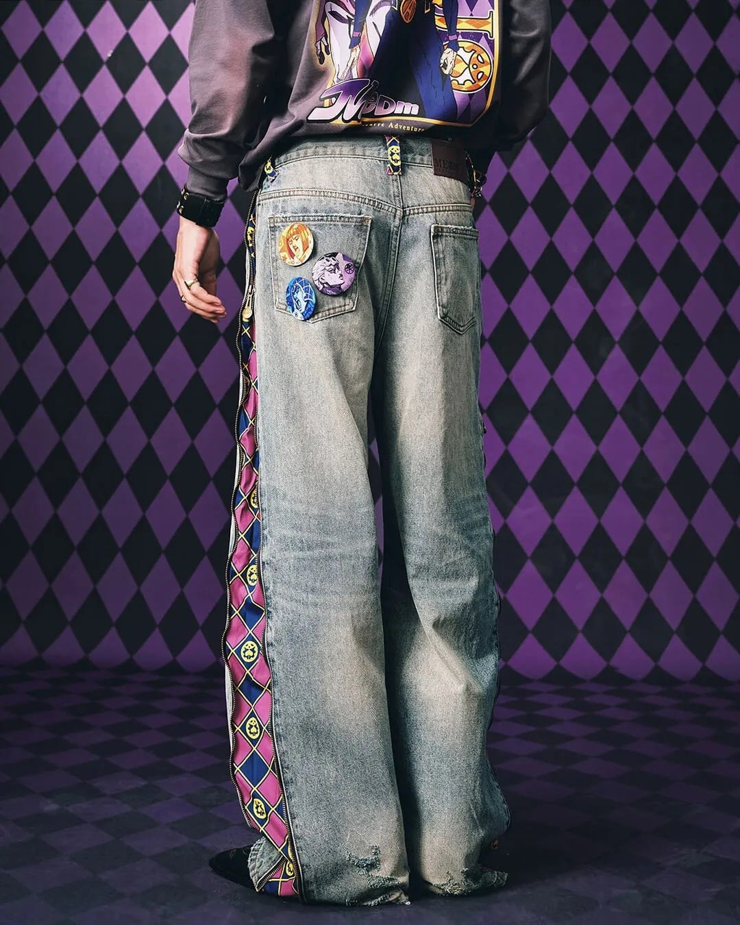 JoJo Anime Zip Off Panel Jeans - Jeans review and price