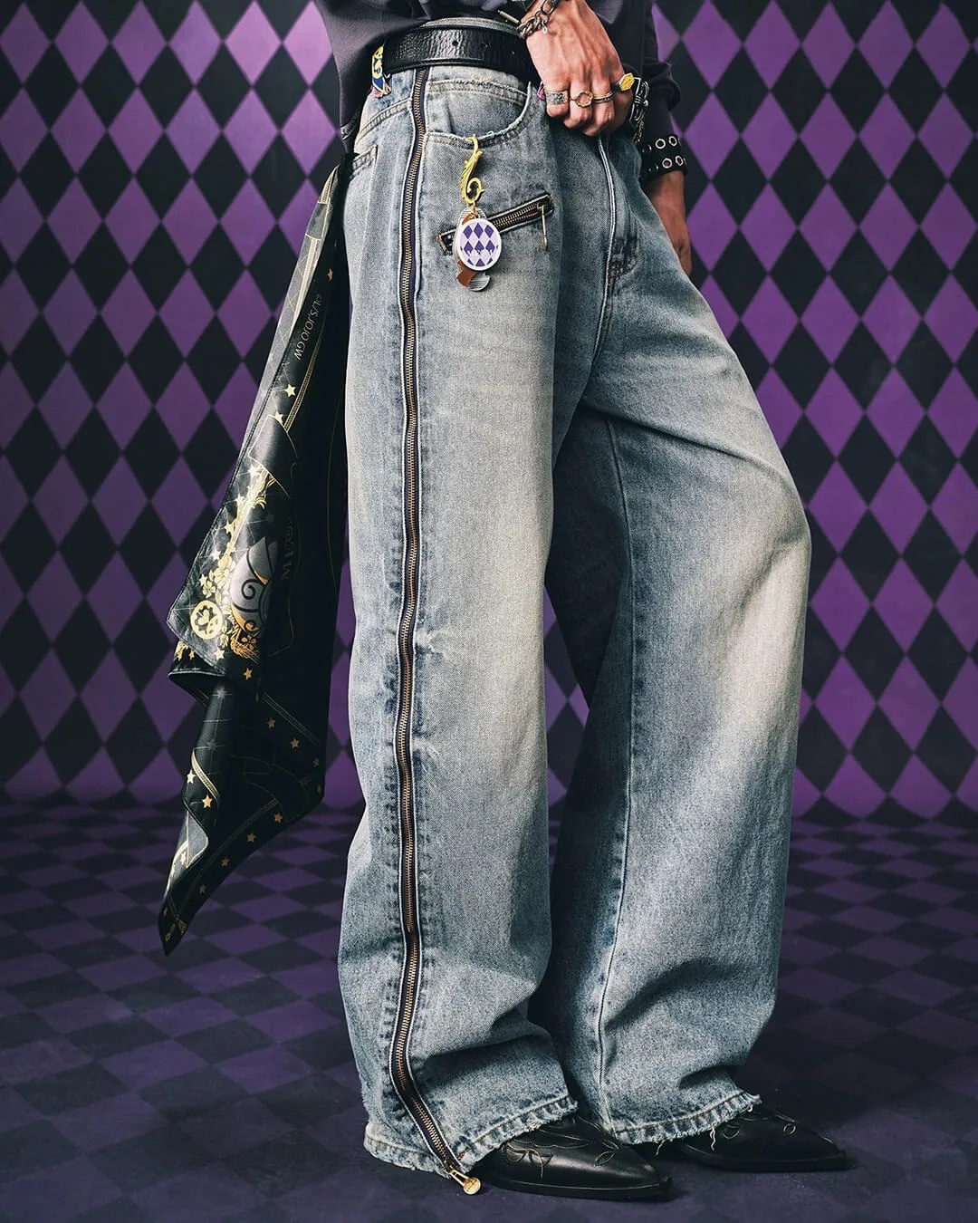 JoJo Anime Zip Off Panel Jeans - Jeans review and price