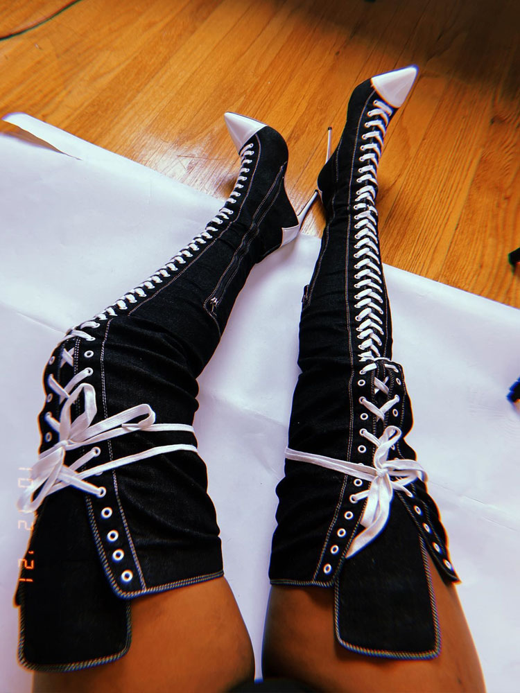2025 New Women Pointed Toe Hig - Jeans review and price