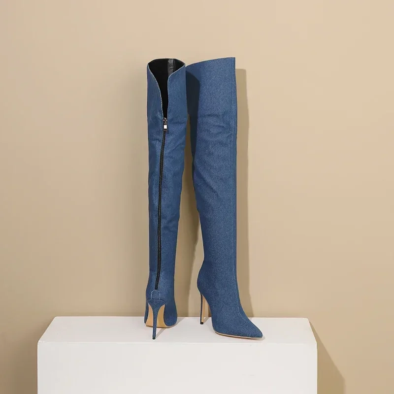 Sexy Women Thigh High Boots Bl - Jeans review and price