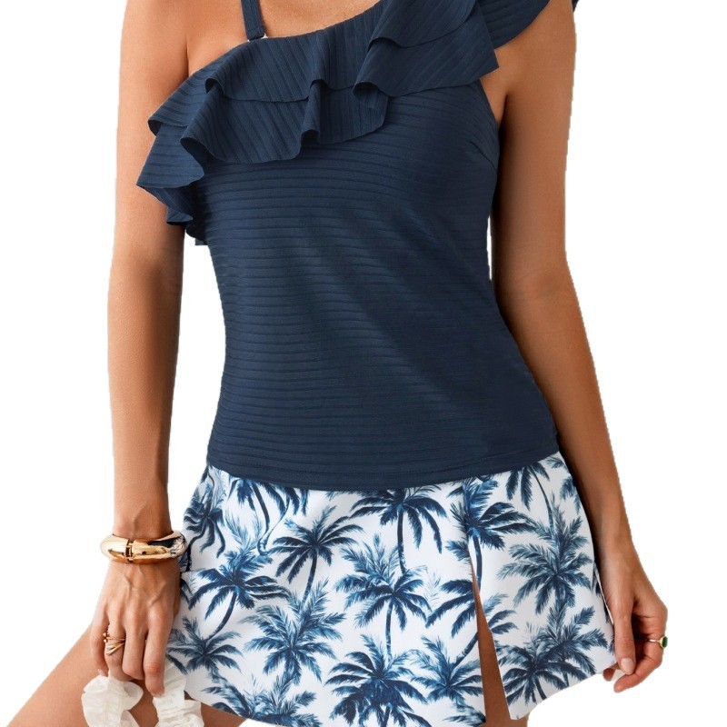 Woman Tankini Swimwear Sleevel - Skirts review and price