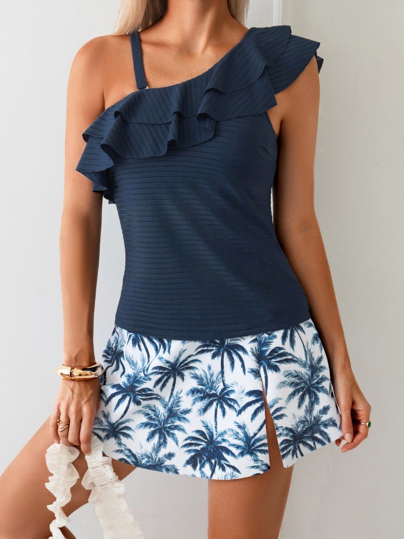 Woman Tankini Swimwear Sleevel - Skirts review and price