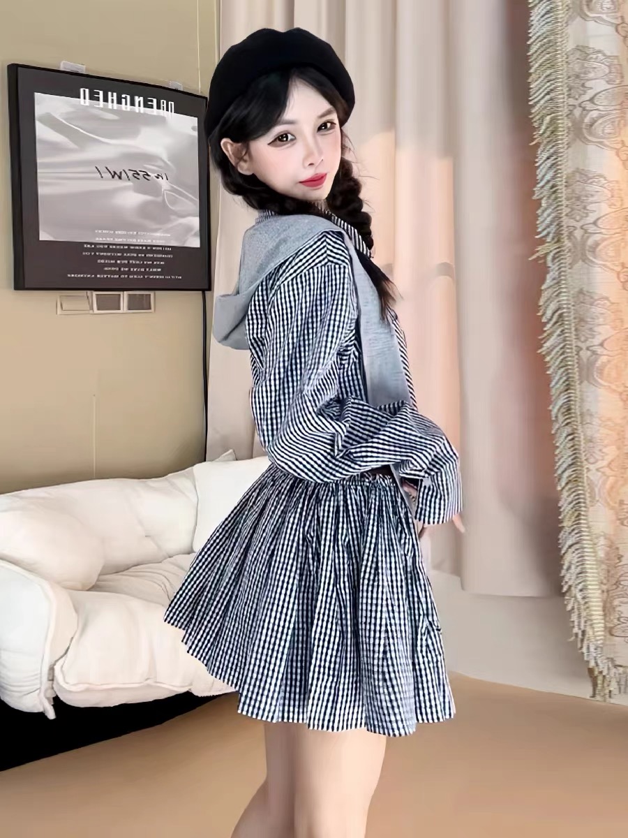 Early Autumn Korean Style Shir - Korean Style A Line Shirt Dress review and price
