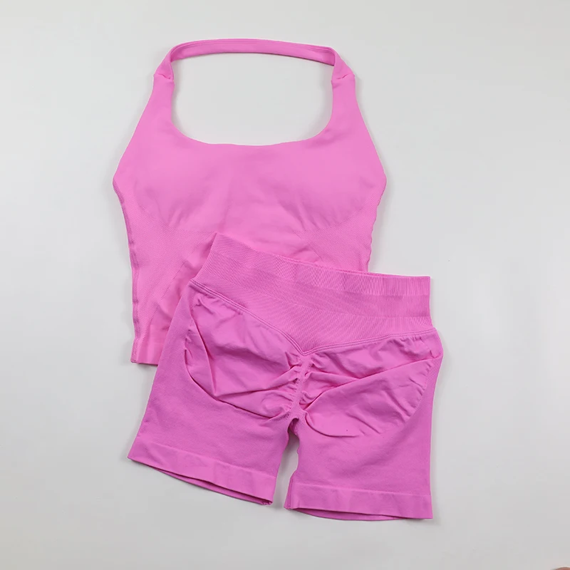 Seamless Yoga Set Womens Backl - Seamless Ribbed Workout Tank Top review and price