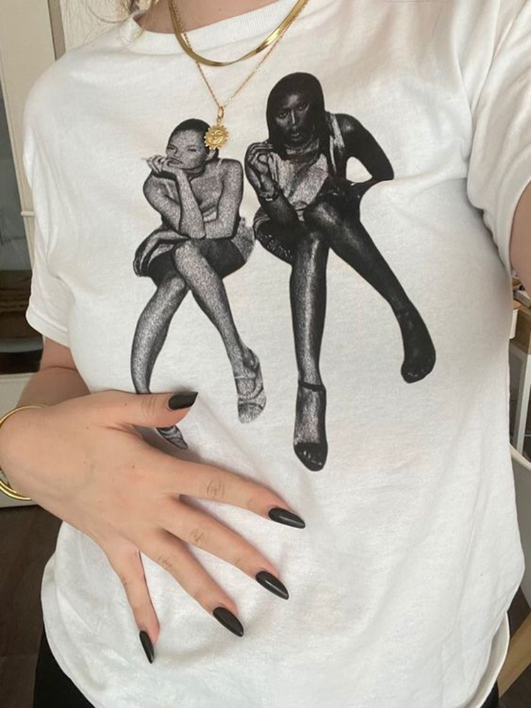 Aesthetic Summer Baby Tee Stre - Y2K Graphic Baby Tee Crop review and price